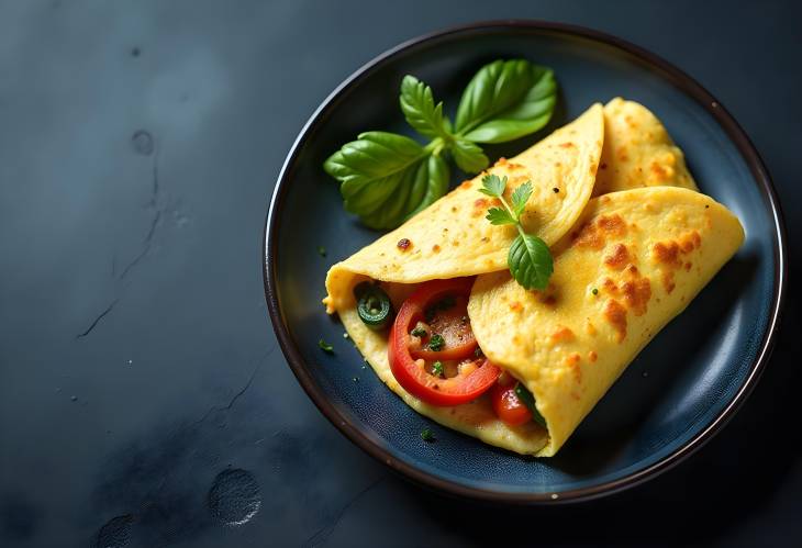 Nutritious Egg Omelette Packed with Veggies